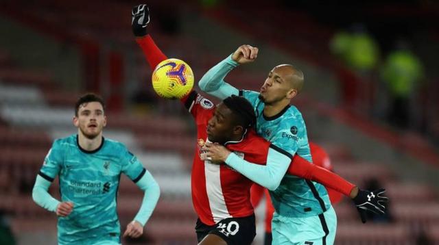 利物浦客场大胜南安普顿，稳固领先优势！的简单介绍